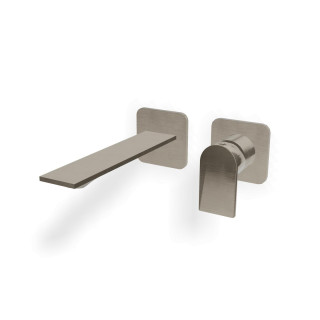 Treemme RAN Смеситель для раковины, длина излива 21.5 см Brushed Nickel