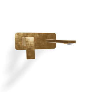 Treemme PA36 Смеситель для раковины, длина излива 19.8 см Brushed Gold