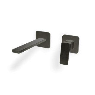 Treemme PA36 Смеситель для раковины, длина излива 20.2 см Brushed Black Chrome