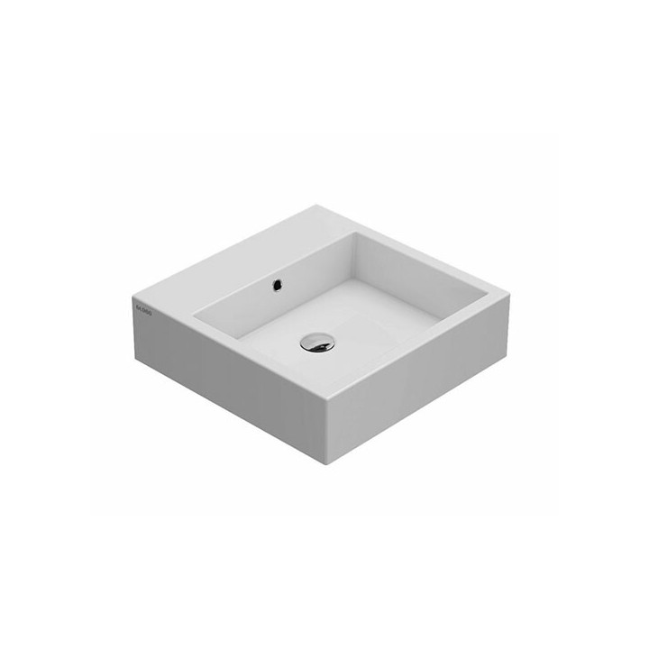 Подвесная раковина Globo Stone 50 см белая, SCQ51BI