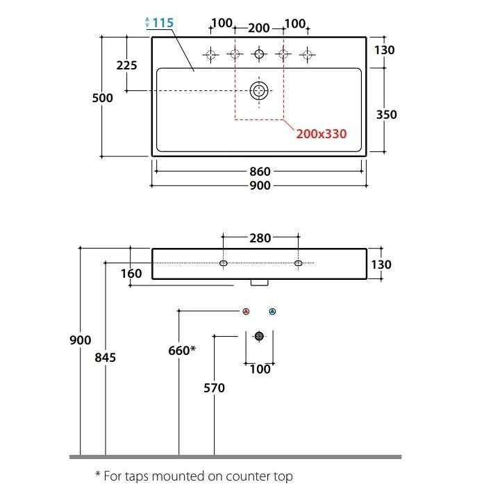 Раковина Globo I Classici 90 см белая, SCQ92BI