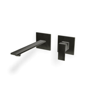 Treemme Q30 Смеситель для раковины, длина излива 21 см Brushed Black Chrome