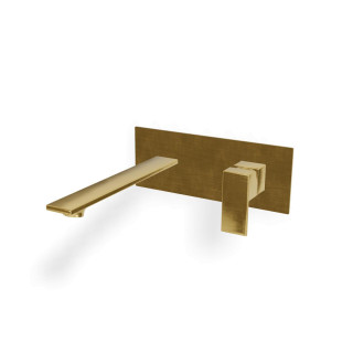 Treemme Q30 Смеситель для раковины, длина излива 20.5 см Brushed Brass