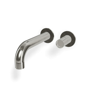 Treemme Watertube Смеситель для раковины, длина излива 23.9 см Brushed Stainless Steel