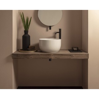 Globo T-Edge Раковина накладная 38x38x21 см белый глянцевый Ceraslide – Bataform