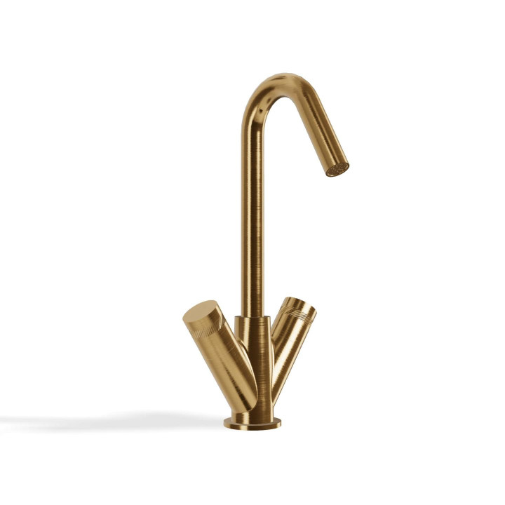 Смеситель Treemme X-Change Brushed Gold, IT7215DZXRZZ