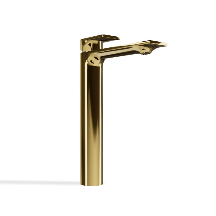 Смеситель Treemme RAN высокий 24k Gold, IT2218DDRNZZ