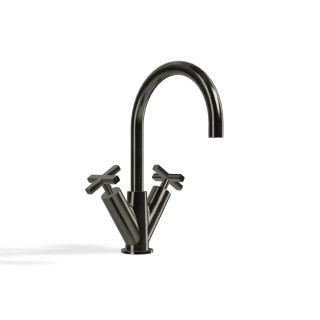 Treemme Line Смеситель для раковины Brushed Black Chrome