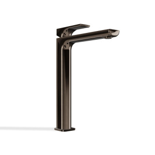 Treemme Hask Смеситель для раковины высокий 29.2 см Polished Black Chrome