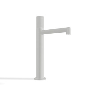 Treemme T30 Смеситель для раковины высокий 25 см Matt White