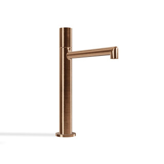 Treemme T30 Смеситель для раковины высокий 25 см Brushed Rose Gold