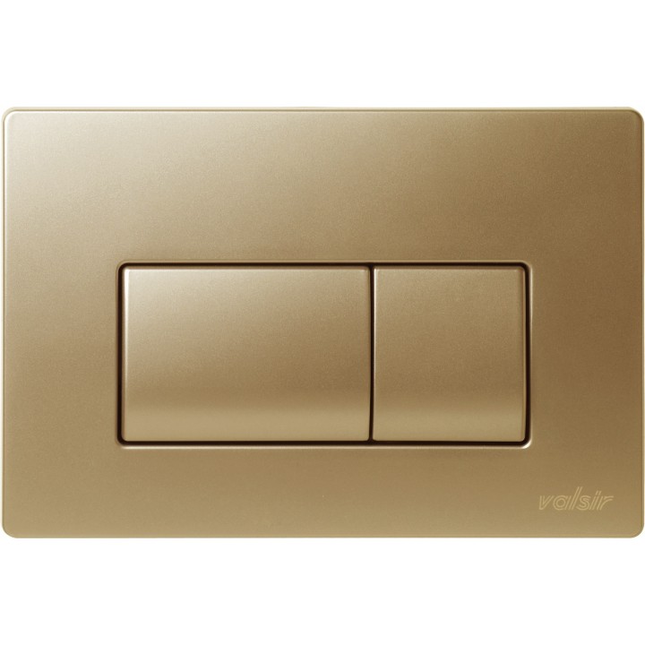 Клавиша смыва Valsir P1 в золоте матовое, VS0871340