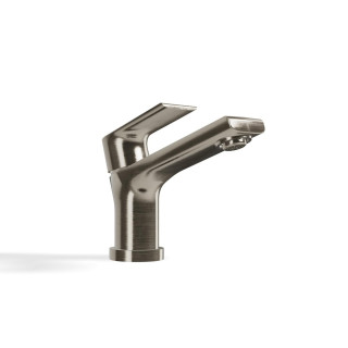 Treemme Bamboo Смеситель для раковины низкий 13.7 см Brushed Nickel