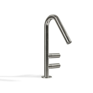 Treemme 22mm Смеситель для раковины высокий 29 см Brushed Stainless Steel