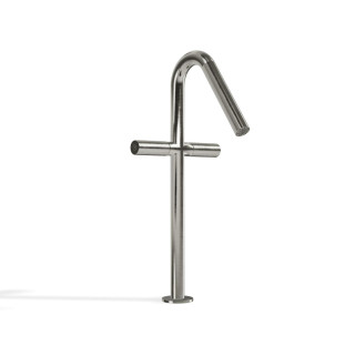 Treemme 22mm Смеситель для раковины высокий 39 см Brushed Stainless Steel