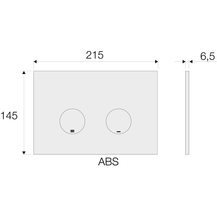 Клавиша смыва Valsir P4 хром для инсталляции, VS0869335