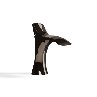 Treemme Hedo Смеситель для раковины стандартный 17.3 см Polished Black Chrome