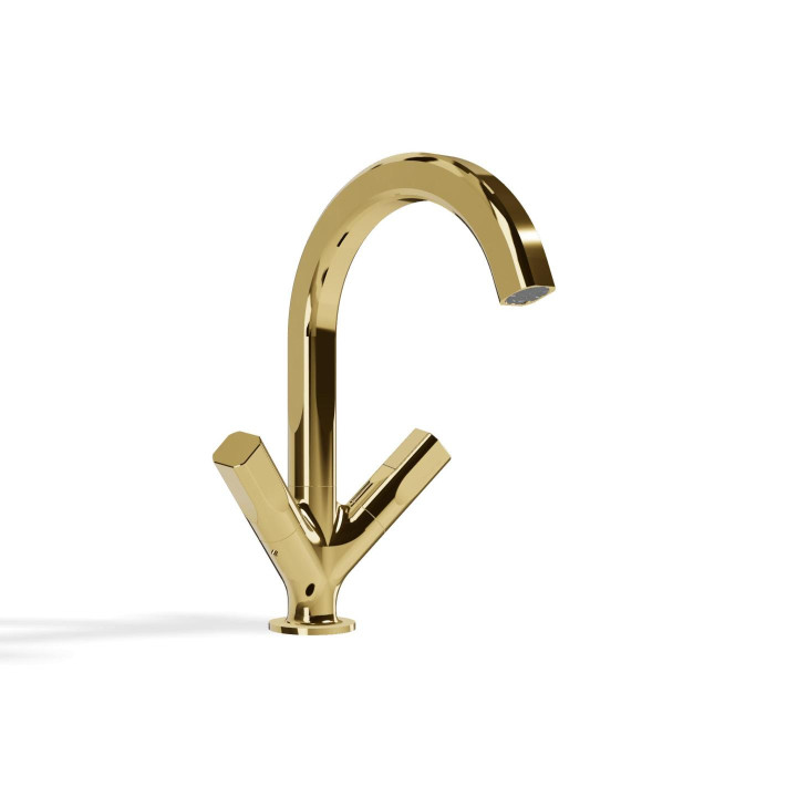 Смеситель Treemme Appia 24k Gold, IT3C14DDAOZZ