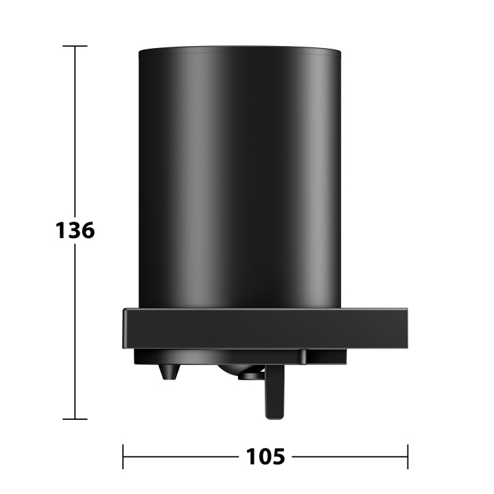 Дозатор KEUCO Edition 11 черный матовый, 11152379000