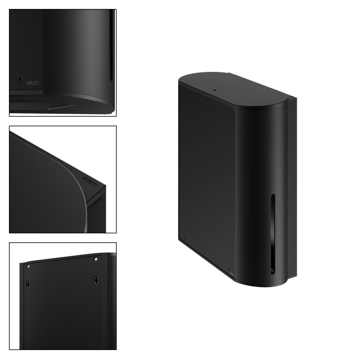 KEUCO Plan Дозатор черный матовый, 14985370000
