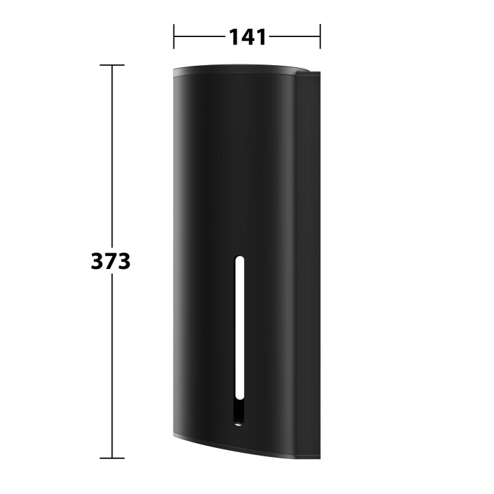 KEUCO Plan Дозатор черный матовый, 14985370000