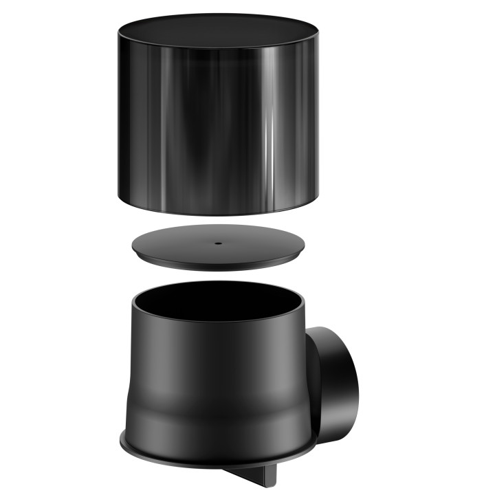 Дозатор KEUCO REVA черный матовый, 12852379000