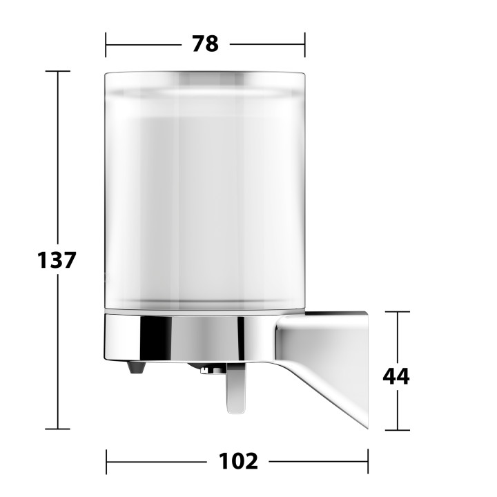 Дозатор KEUCO Aveno хром 14652019000