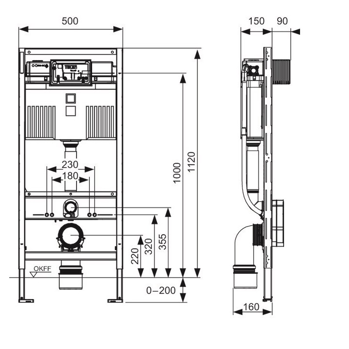 Инсталляция TECEprofil - надежное качество для ванной, 9300300
