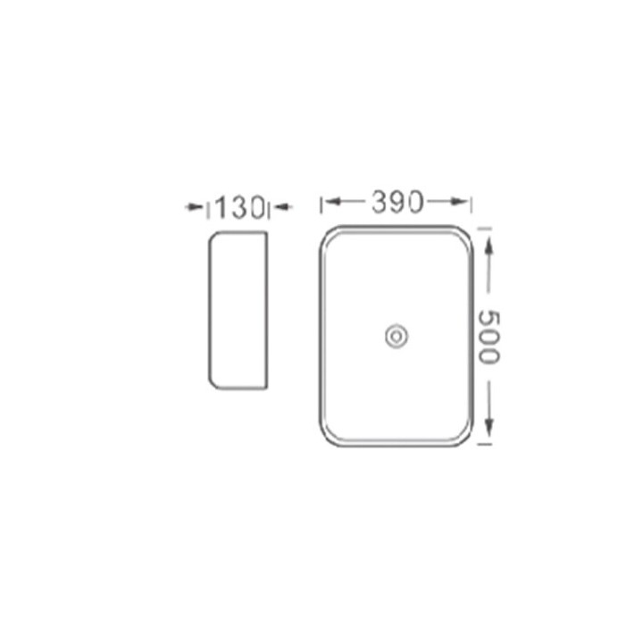 Раковина накладная Splendy Bliss черный матовый, BL10550T0NBM
