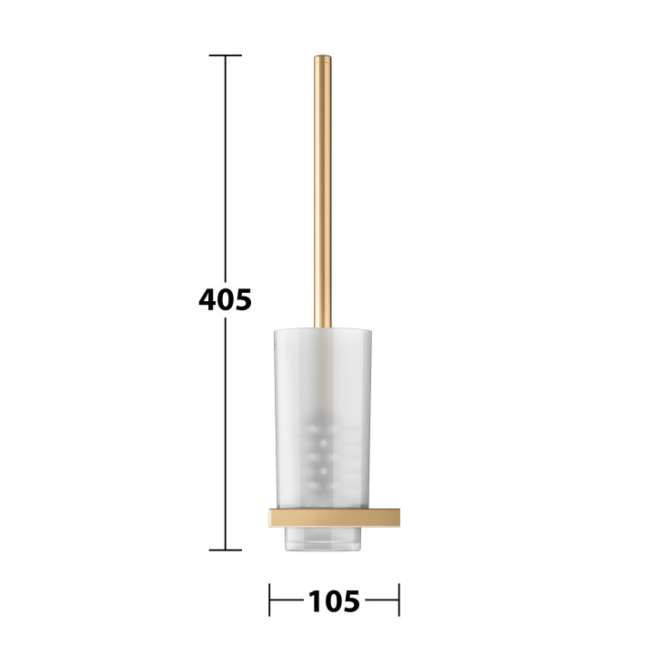 Ёршик KEUCO Edition 11, латунь шлифованная, 11164259000