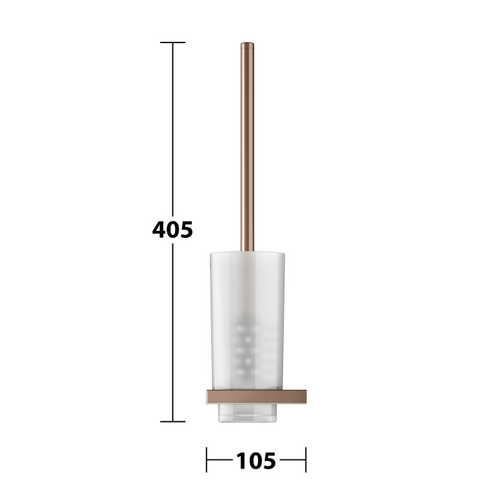 Ёршик KEUCO Edition 11, красное золото, 11164299000