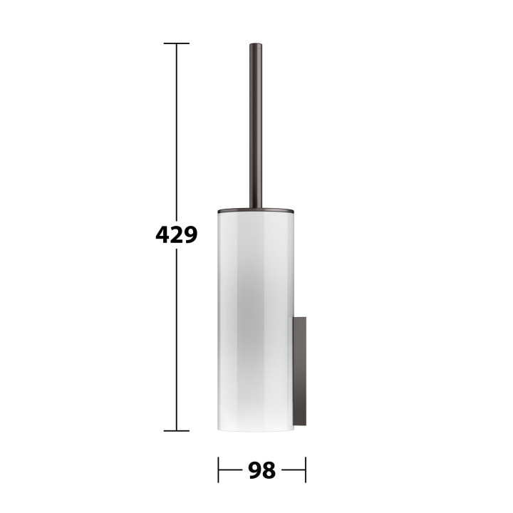 Ёршик KEUCO Edition 400 титан чёрный, 11564359000