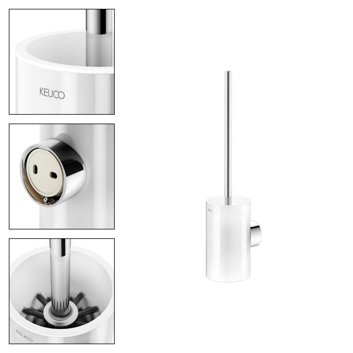 Ёршик KEUCO REVA хром, 12864019000