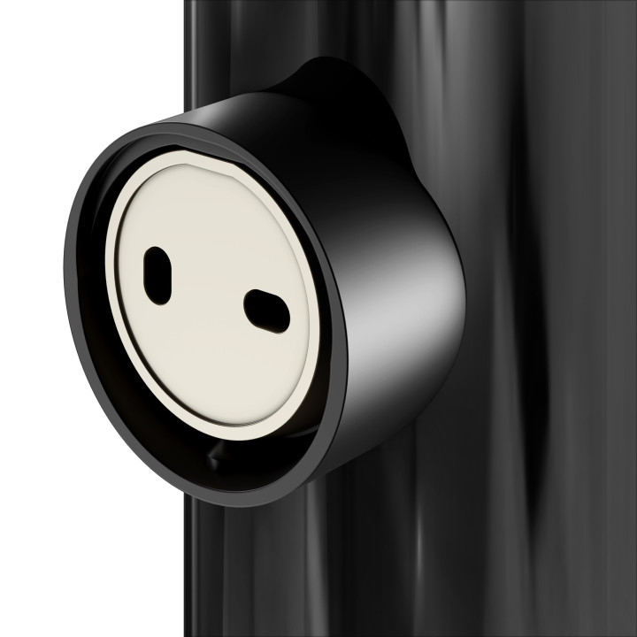 Ёршик KEUCO REVA черный матовый, 12864379000