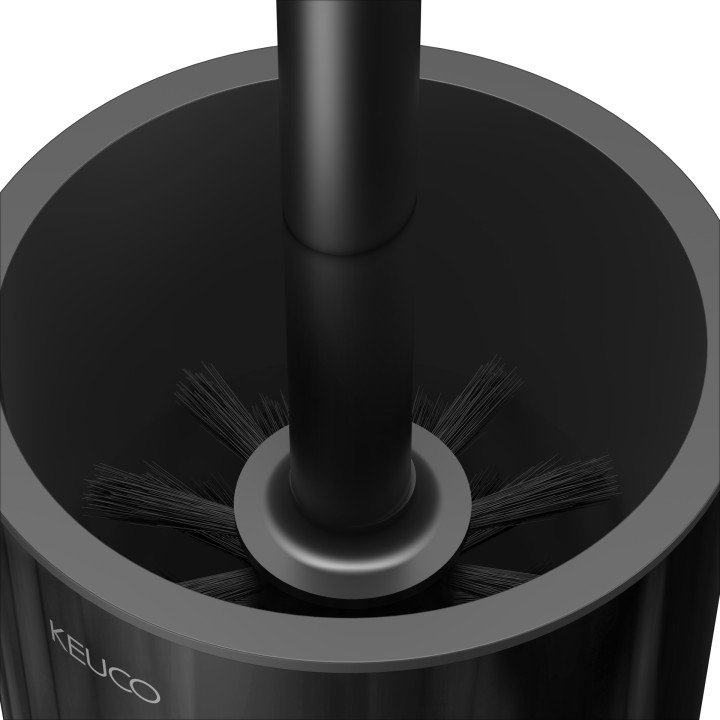 Ёршик KEUCO REVA черный матовый, 12864379000