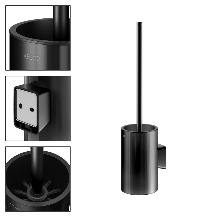 KEUCO Aveno Ёршик: черный матовый стиль 14664379000