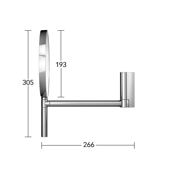 KEUCO iLook_move Косметическое зеркало, 17649010002