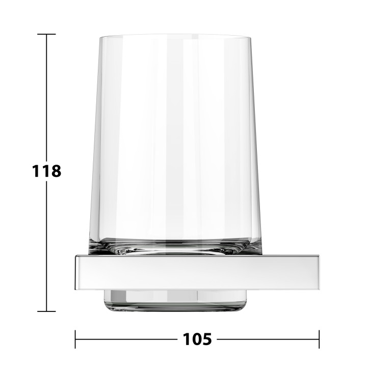 Стакан KEUCO Edition 11 с держателем, 11150019000