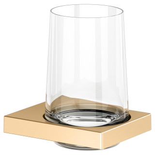 KEUCO Edition 11 Стакан с держателем подвесной латунь шлифованная