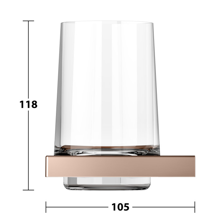 Стакан KEUCO Edition 11 красное золото, 11150299000