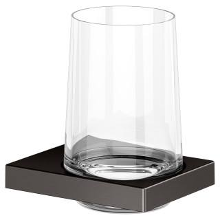 KEUCO Edition 11 Стакан с держателем подвесной титан чёрный шлифованный