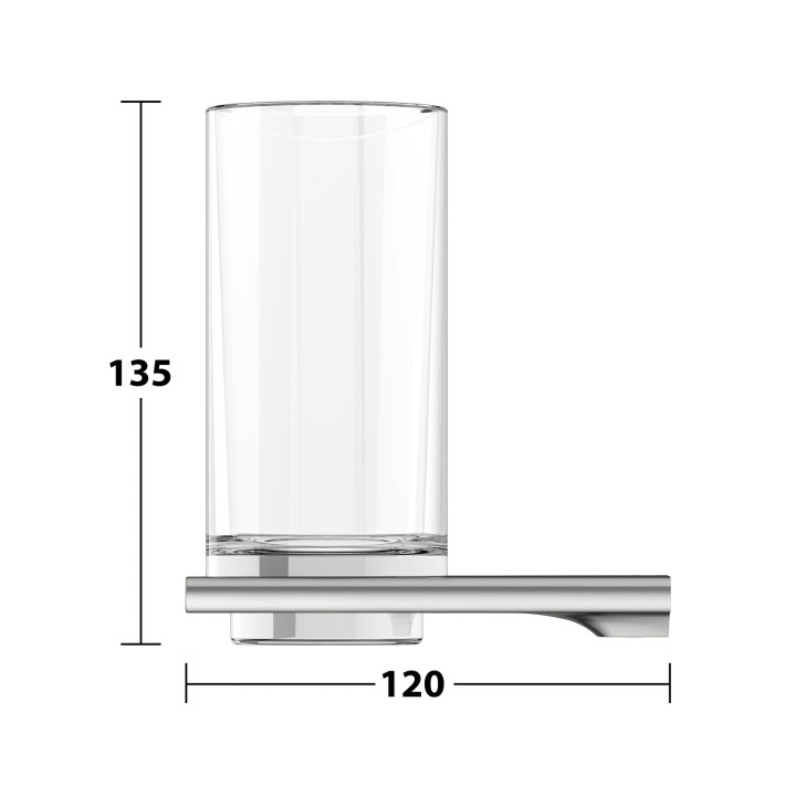 Стакан KEUCO Edition 400 нержавеющая сталь, 11550219000