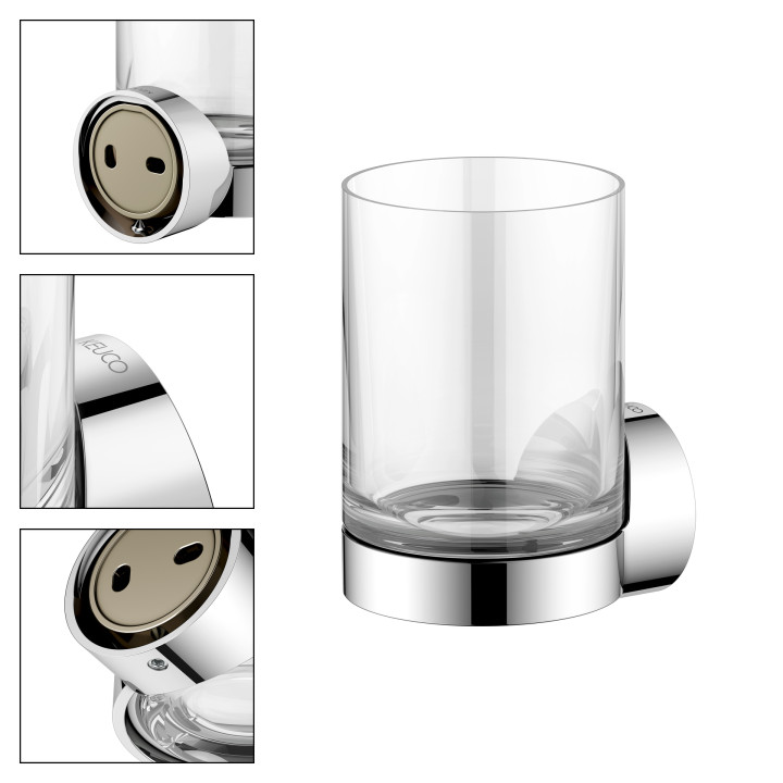 Стакан KEUCO Collection REVA хром, 12850019000
