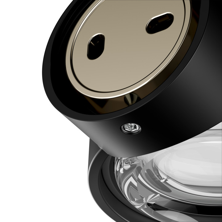 Стакан KEUCO REVA черный матовый, 12850379000