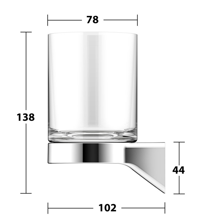 Стакан KEUCO Aveno подвесной хром 14650019000