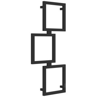 Сунержа Этюд Полотенцесушитель электрический кабельный 105х50 см матовый чёрный