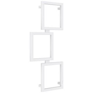 Сунержа Этюд Полотенцесушитель электрический кабельный 105х50 см матовый белый