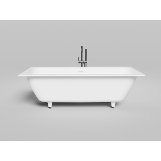Salini ORLANDA Ванна встраиваемая 180.4x80x60 см белый матовый, доступна покраска по RAL
