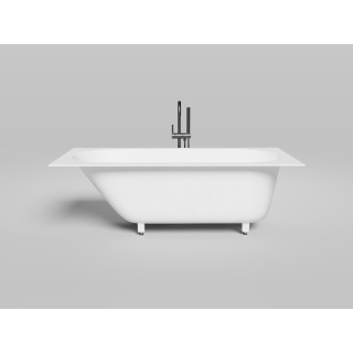 Salini ORNELLA Ванна встраиваемая 170x75x60 см белый матовый, доступна покраска по RAL