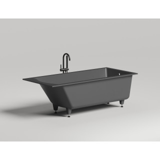 Salini CASCATA Ванна встраиваемая 180.6x80.2x60 см покраска RAL classic глянцевый